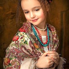 Схема вышивки «Народная красавица 3»