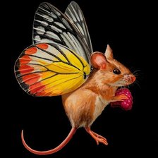 Схема вышивки «мышка»