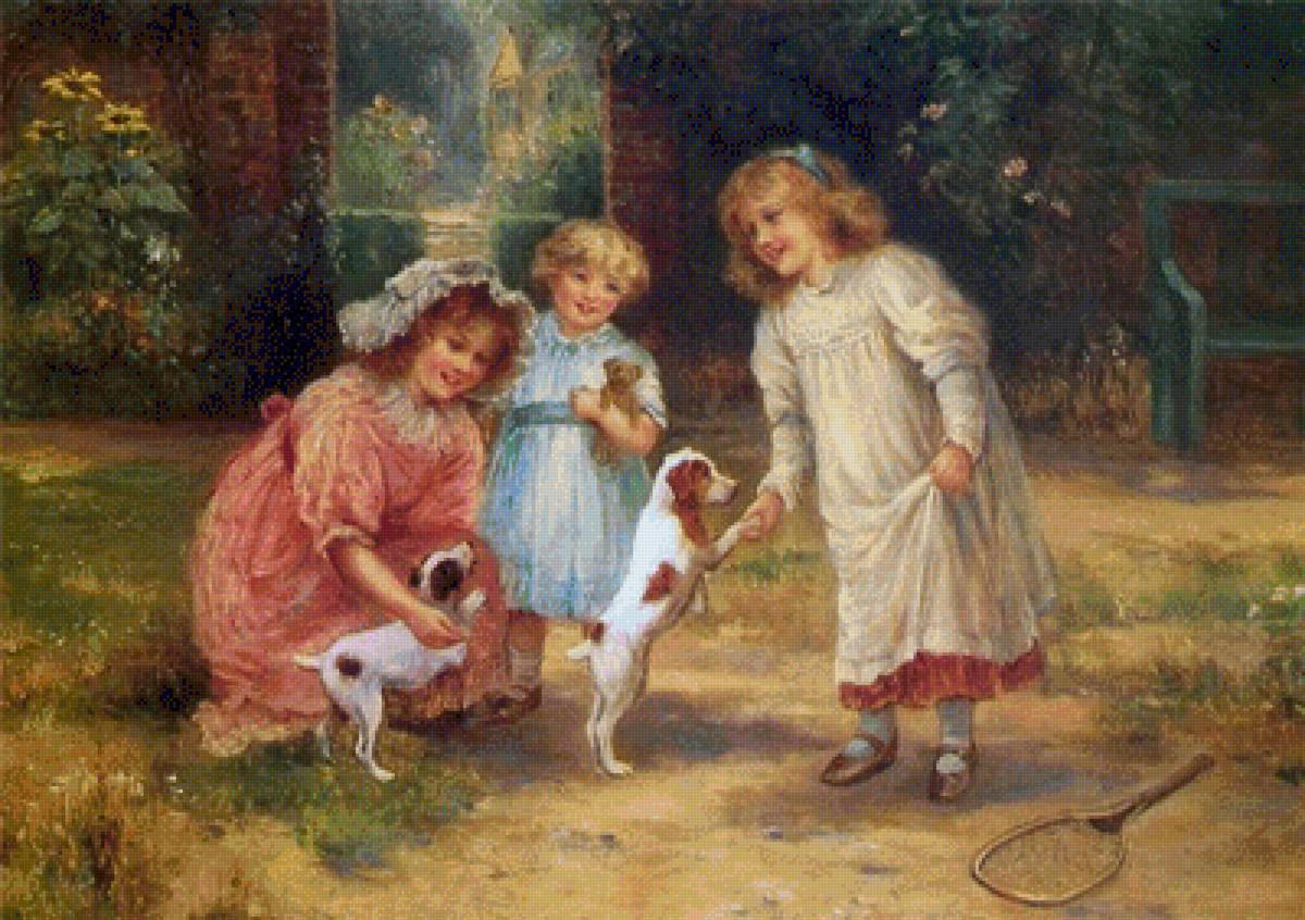 Деревенская идиллия - эрнст шарль уолборн - предпросмотр