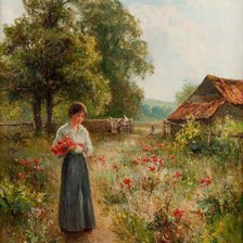 Схема вышивки «Деревенская идиллия»