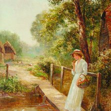 Схема вышивки «Деревенская идиллия»