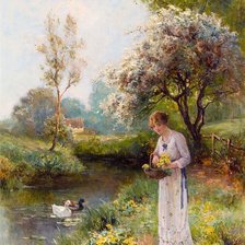 Схема вышивки «Деревенская идиллия»