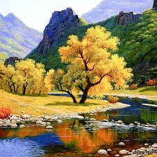 Схема вышивки «природа»