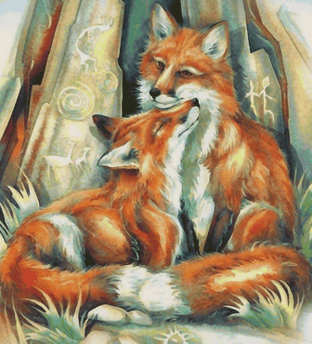 лисы - любовь, лисы - предпросмотр