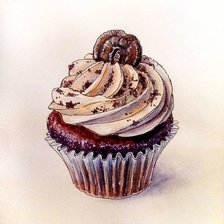 Схема вышивки «МАФИН ШОКОЛАДКА»