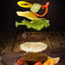 Схема вышивки «БЛЭК-БУРГЕР»