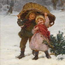 С милым рай и под корзиной