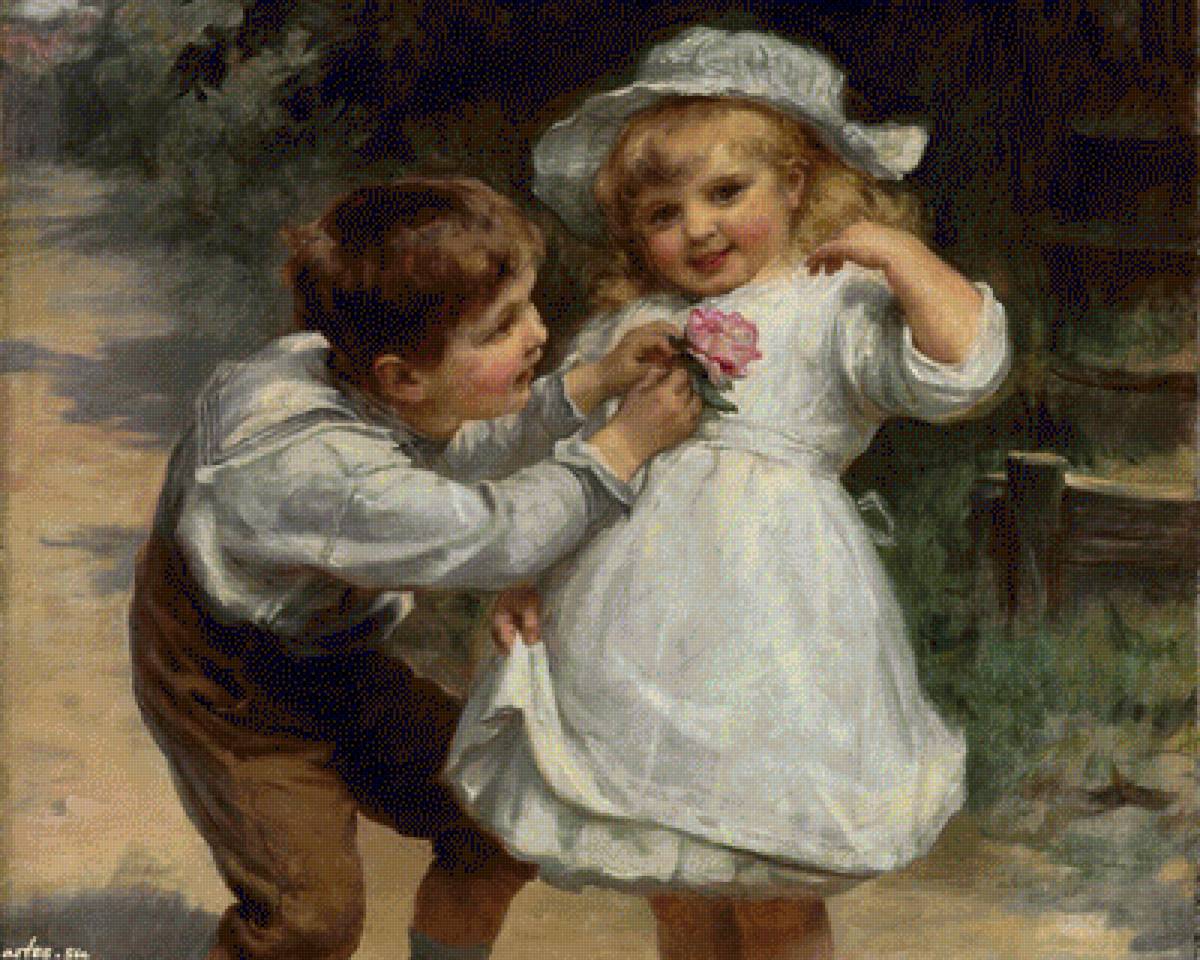 Если это не любовь, то что же? - фредерик морган, викторианская живопись - предпросмотр