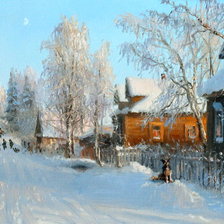 Схема вышивки «почтальон»