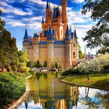 Схема вышивки «замок»