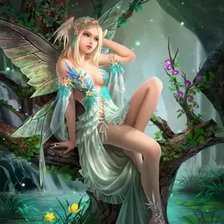 Схема вышивки «Фея»