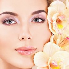 Схема вышивки «Девушка»