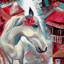 Схема вышивки «caballo»