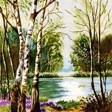 Схема вышивки «Половодье»