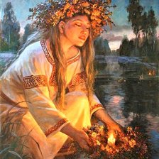 Схема вышивки «Славянская серия- На Купала»