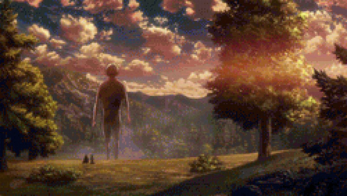 Атака титанов2 - пейзаж, shingeki no kyojin, attack on titan, атака титанов - предпросмотр