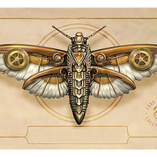 Схема вышивки «Механический мотылёк.»