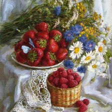 Схема вышивки «Краски лета - и запахи, запахи!»