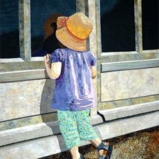 Схема вышивки «niña»