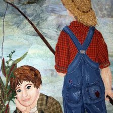 Схема вышивки «niños»