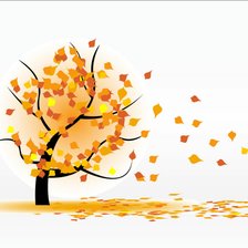 Схема вышивки «Листопад»