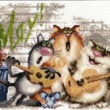 Схема вышивки «квартет»