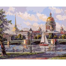 Схема вышивки «Адмиралтейская набережная»