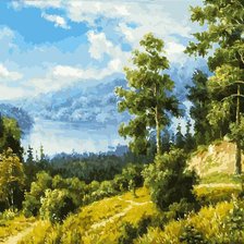 Схема вышивки «Пейзаж»