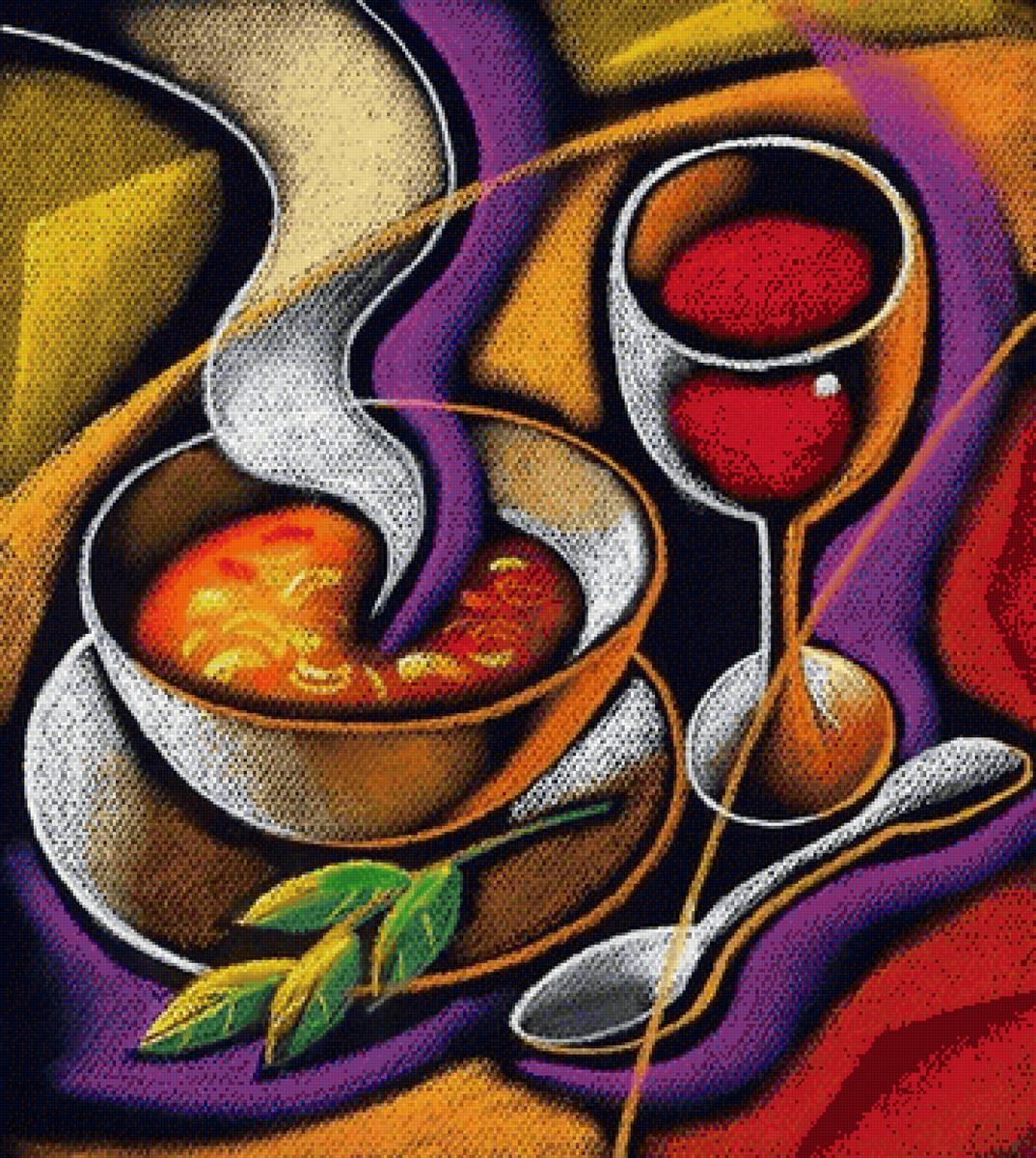 Sopa. - gravura.pintura. - предпросмотр