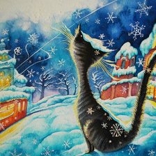 Схема вышивки «Киса»