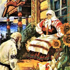 Схема вышивки «Skaz o ribake i ribke 2»