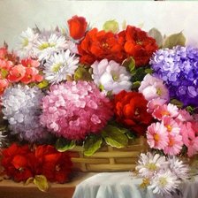 Схема вышивки «Boque de flores.»