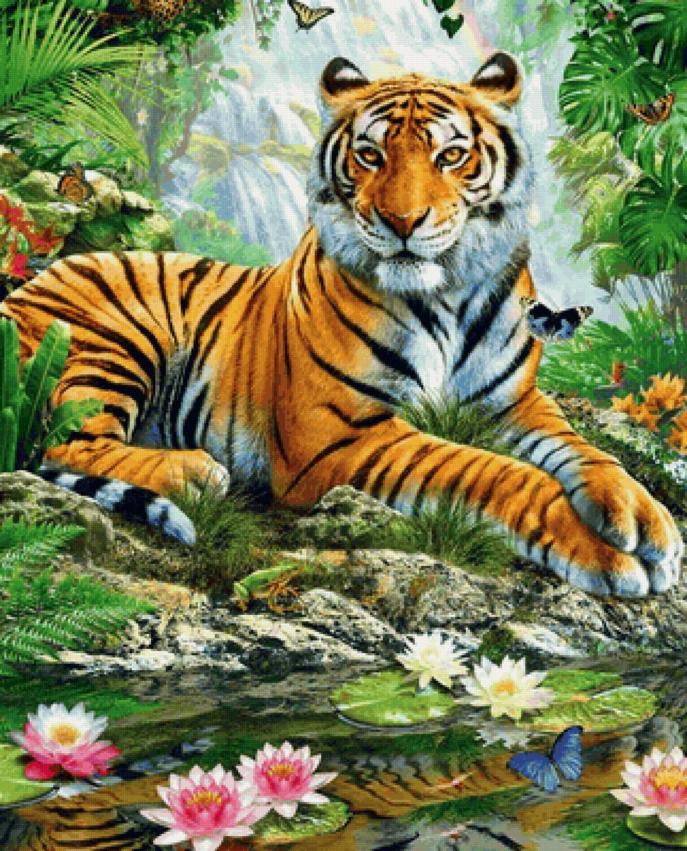 Tigre. - animais. - предпросмотр