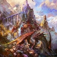 Схема вышивки «В гости к дракону»