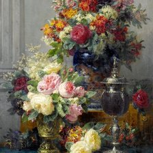 Схема вышивки «Цветов много не бывает»