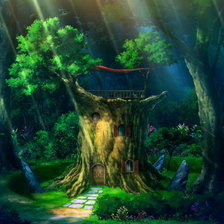 Схема вышивки «Кленовое дерево на заказ»