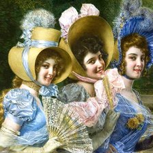 Схема вышивки «Три грации»