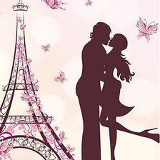 Схема вышивки «влюблены»