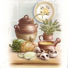 Схема вышивки «ЛУКОВЫЙ СУП»