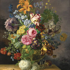 Схема вышивки «букет»