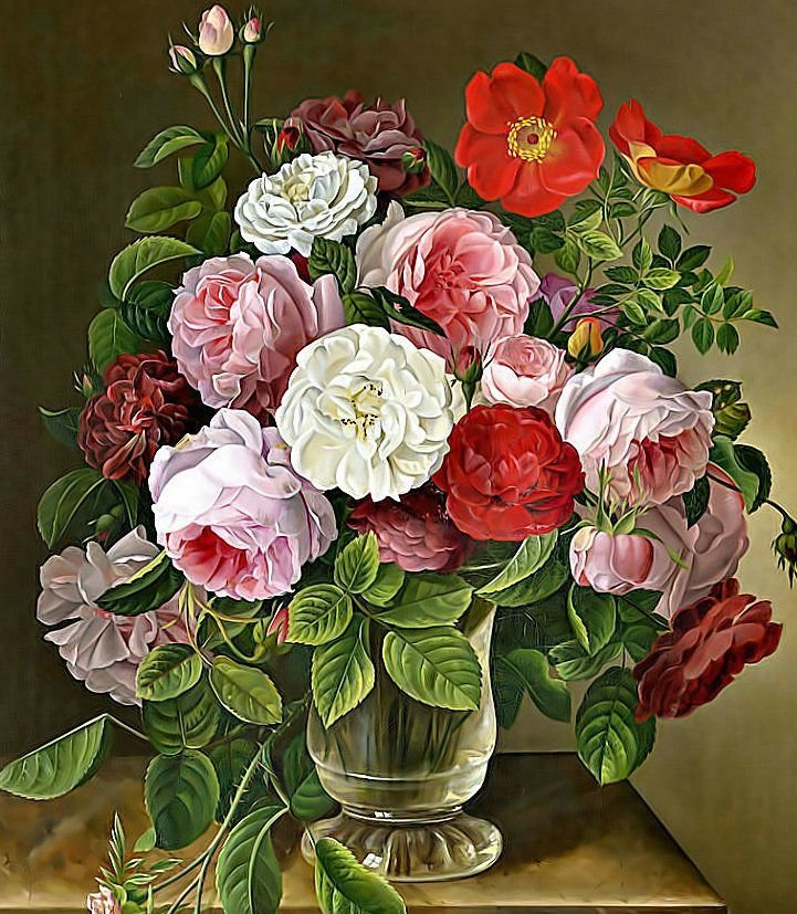 Boque de flores. - flores. - оригинал