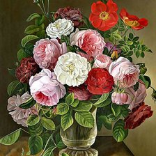 Схема вышивки «Boque de flores.»