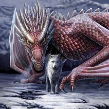 Схема вышивки «Дракон»