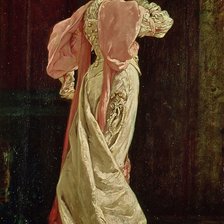 Схема вышивки «Портрет Сары Бернар»