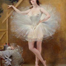 Схема вышивки «Балерина»