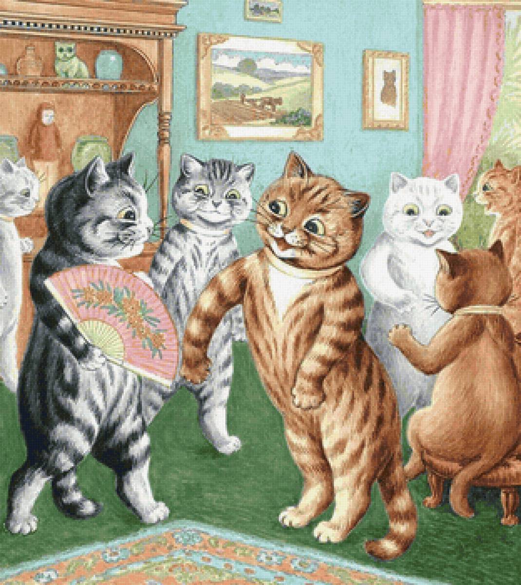 светский прием - коты, кошки - предпросмотр