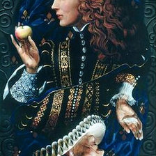 Схема вышивки «ВИКТОР НИЗОВЦЕВ. ДАМА-КОРОЛЬ»