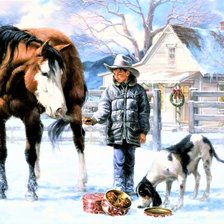 Схема вышивки «The sharing with friends»