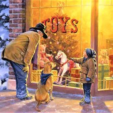 Схема вышивки «I want this horse Dad!»