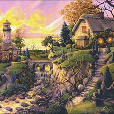 Схема вышивки «Маяк»